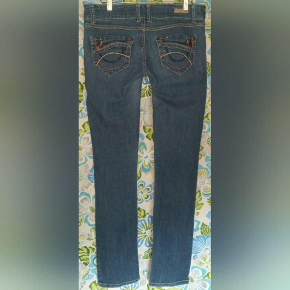 PINK AVE Sz 9 Straight Leg Women's blue jeans - Picture 3 of 6